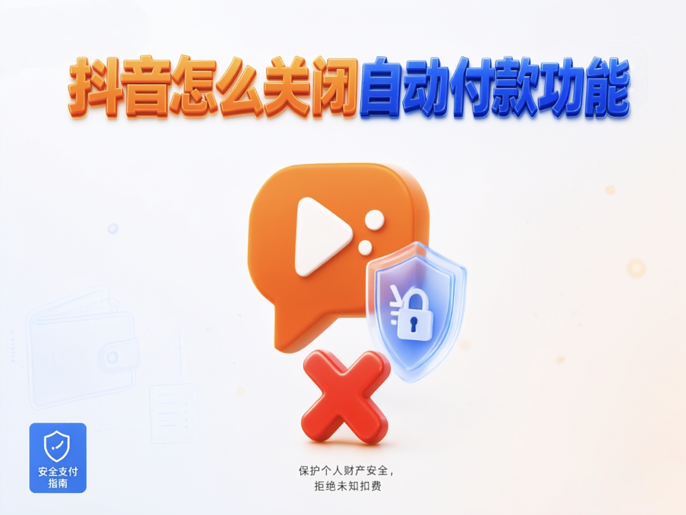 抖音怎么关闭自动付款功能