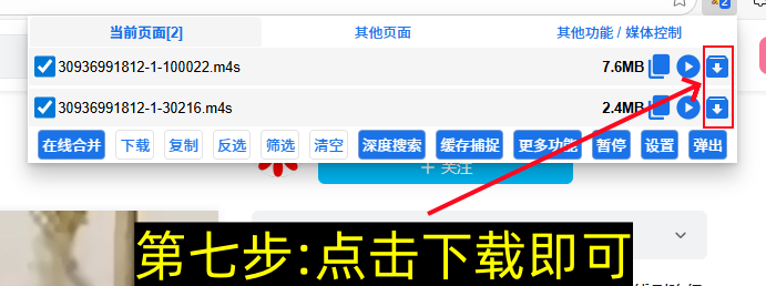网页视频没有下载按钮如何下载，一个方法教会你（图文详细版）-第7张图片-聚链之家